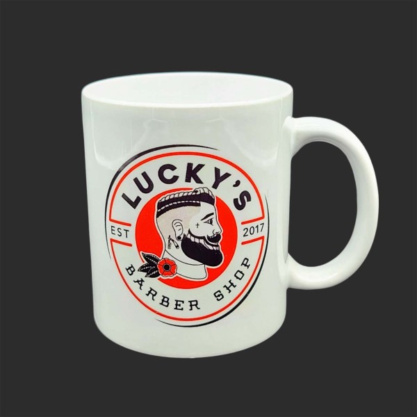 Lucky's Barbershop Mug