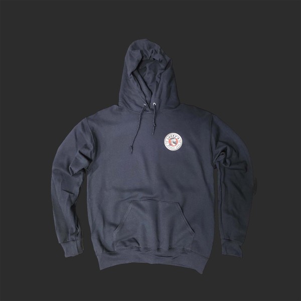 Lucky's Barbershop Circular Logo Hoodie