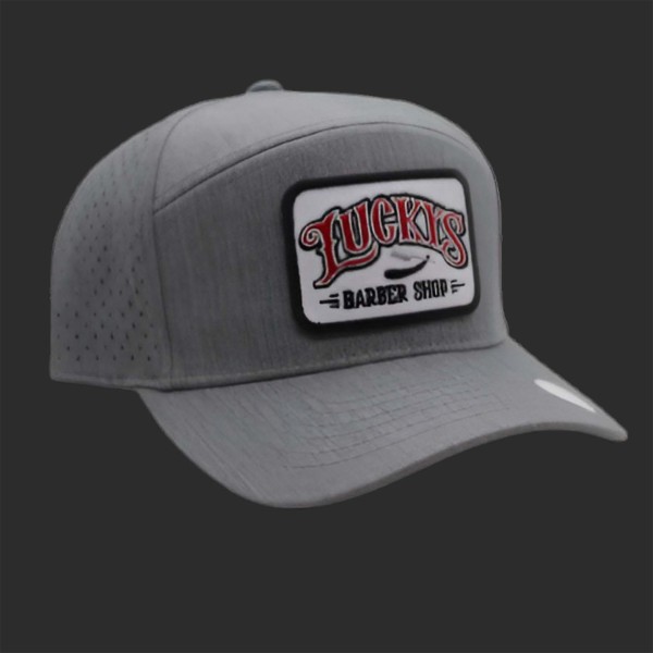 Colored Rectangle Logo Perforated Hat 2