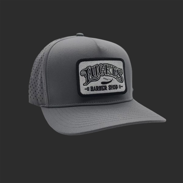 Grey Square Logo Perforated Hat